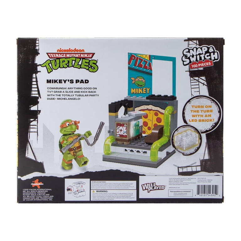 【4袋set】【新品未開封】スリビア☆ゲリラ！スマイルSALEバーゲン Teenage Mutant Ninja Turtles Mikey's Pad Snap Switch Set - Walmart.com