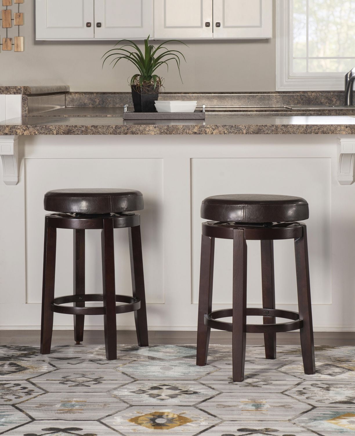 Alma Brown Counter Stool