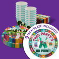 thumbnail image 3 of This Party is on Point Llama and Cactus Party Supplies - Southwest Fiesta Birthday Party Supplies 64 Piece Tableware Set Includes Large 9" Paper Plates Dessert Plates, Cups and Napkins Kit for 16, 3 of 9