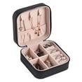 thumbnail image 2 of Organizador de joyas Sunnimix Viaje Impermeable Cuero Negro, 2 of 6