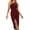 Burgundy, variant on Wedding Guest Dresses for Women Cocktail Summer One Shoulder Cutout Ruched Sleeveless Slit Party Dress