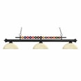 thumbnail image 3 of Z-Lite Shark 3 Light Billiard Light in Brushed Nickel, 3 of 3