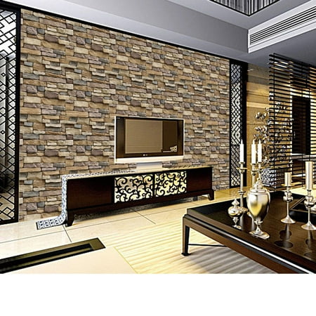 Creative 3d Bricks Pattern Wall Sticker Removable Home Decor Wallpaper For Living Room Bedroom Canada - Wall Stickers Home Decor Wallpaper Creative 3d Bricks Pattern Wall Sticker Removable Home Decor Wallpaper For Living Room Bedroom Canada - Wall Stickers Home Decor Wallpaper