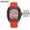 red, variant on MEGIR Sport Mechanical Movement Wristwatch for Men Luxury Silicone Strap Automatic Watch Waterproof Luminous Big Dial Clock 8601