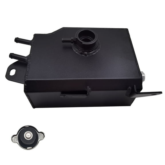 Aluminum Coolant Reservoir Expansion Tank Replacement fit for Mazda MX5 Miata MK3 NC 2006-2015 Black