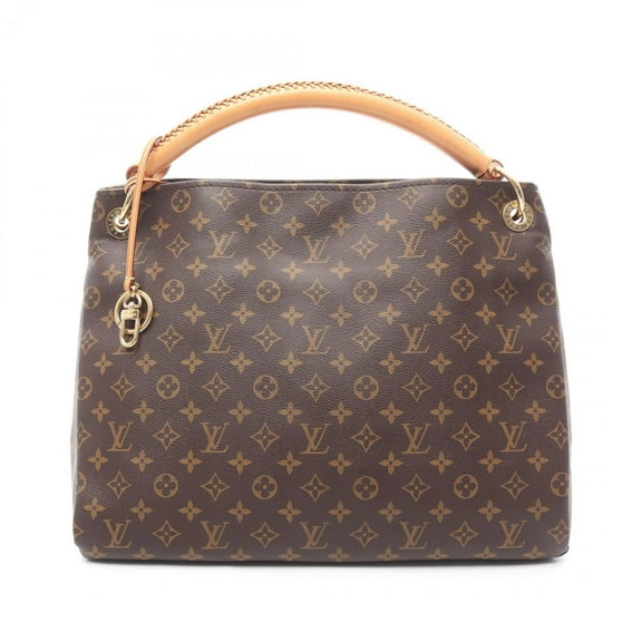 Pre-Owned Louis Vuitton Artsy MM Shoulder Bag in Coated Canvas and Leather with... (Good)