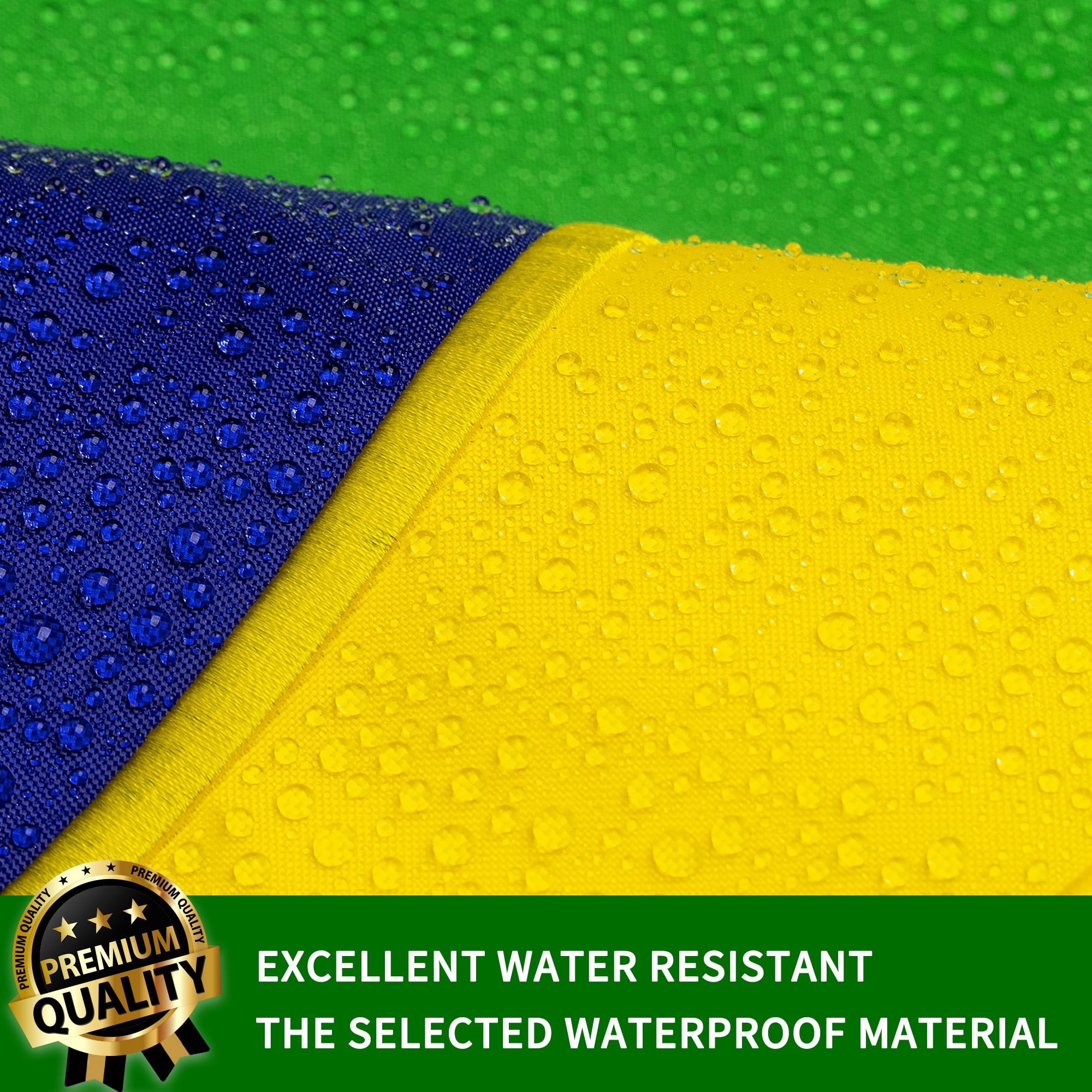 Brazil Brazilian Flag 3x5 Outdoor, Double Sided Embroidered 210D Nylon Brazilian National Country Flags
