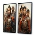 thumbnail image 3 of Designart "Terracotta Warriors China Art painting II" China Art Framed Wall Art Set Of 2 - Coral People Framed Wall Art Set Of 2, 3 of 7