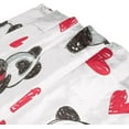 thumbnail image 3 of Panda Holding Heart Shower Curtain Waterproof Bathroom Fabric Shower Curtain Set with Hooks, 60x72 inches（288） Home Decor, 3 of 6