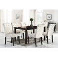 thumbnail image 1 of Roxy 7Pc Solid Wood Dining Set (60" x 36") - Beige, 1 of 5