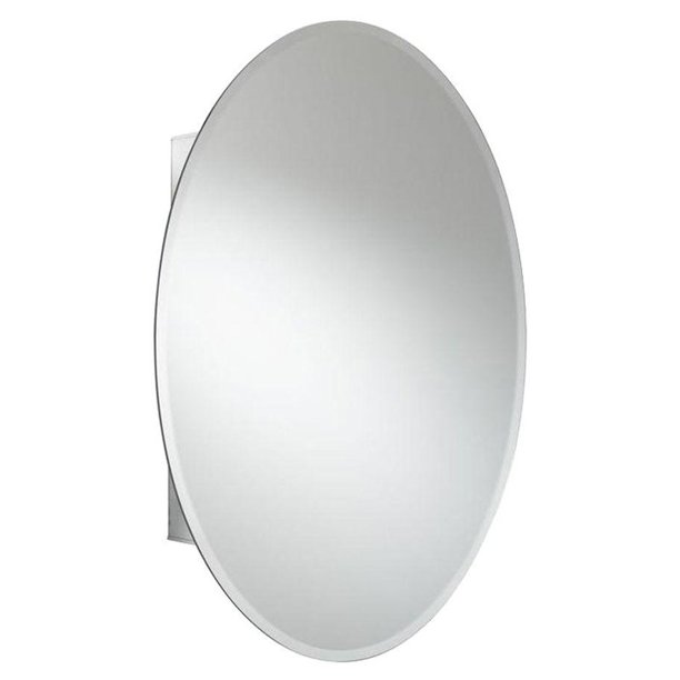 Croydex Oval Hang 'N' Lock 21W x 31H in. Surface Mount Medicine