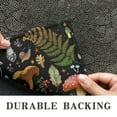 thumbnail image 6 of Mushroom Plant Crystal Velvet Nonslip Floor Mat, Entryway Doormat Durable Low-Profile Mat Home Decor, Rug Washable Kitchen Bathroom Laundry Bedroom Living Room Door Mat 30x17in, 6 of 7