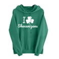 thumbnail image 2 of Women St.Patrick's Day Sweatshirts Clover Print Winter Pullover Tops Loose Long Sleeved Comfortable Sweatshirt Green XXL, 2 of 5