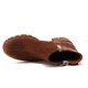 thumbnail image 5 of Zapatos Botines de mujer Zapatos de mujer botas con estampado de a la suela gruesa botas de tacón grueso para mujer botas transpirables de con punta redonda y tacón grueso para mujer (Brown 8.5), 5 of 7