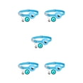 thumbnail image 1 of relayinert Collier Ras du Cou à Rayures Réfléchissantes pour Petits Animaux Accessoires de Remplacement pour Airtag Bleu 5ensemble, 1 of 6