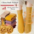 thumbnail image 2 of Fleececozy - Ultra-Soft Velvet Slim Thermal Socks, Luviess Fleece Cozy Socks for Women Winter Warm Thermal Stockings, 2 of 6