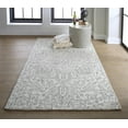 thumbnail image 2 of Natal Modern Medallion Rug, Ivory/Charcoal, 8ft x 10ft Area Rug, 2 of 7