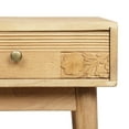 thumbnail image 5 of McManus Tennille Boho Handcrafted Mango Wood Nightstand with Drawer, Set of 2, Natural, 5 of 6