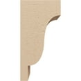thumbnail image 3 of 7"W x 7"D x 14"H Wide Newport Rough Cedar Woodgrain TimberThane Corbel, Primed Tan, 3 of 6