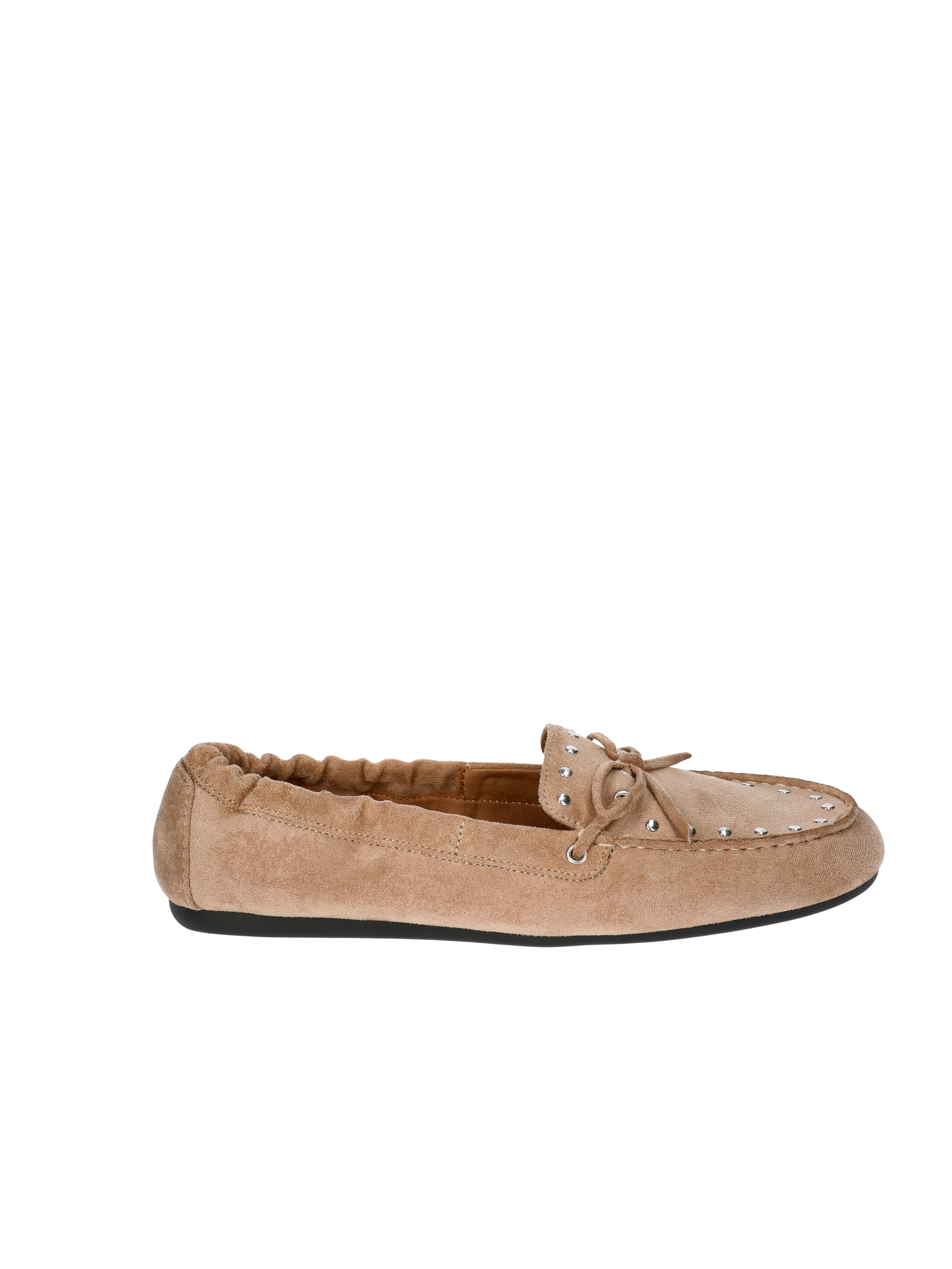 Time and Tru Women's Studded Faux Suede Moccasin Loafers