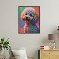 thumbnail image 4 of Paint By Numbers Kit for Adults Beginner - Rainbow Curly Haired Dog Portrait DIY Canvas Painting Kits for Adults, Frameless Paint By Number for Adults for Home Wall Decor 16x20 Inch, 4 of 7