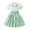 White, variant on Sngxgn Girls Pleated Skirt Set 2 Piece Outfit Dresses Long Sleeve Top Cute Clothes Outfit for Kid(White,5Y)