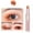 E, variant on Glitter Eyeshadow Stick, Gradient Eye Shadow Stick, Waterproof Long Lasting Eye Makeup Pen, Easy To Use Two-Tone Makeup for Beginners and Professionals