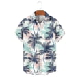 thumbnail image 5 of BRGZLK Men's Short Sleeve Hawaiian Shirt Floral Button Down Shirts Tropical Holiday Beach Shirts Lightweight Summer Tops, 5 of 5
