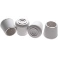 thumbnail image 1 of Chair Leg Tips Caps Non-Slip Rubber Leg Tips 1-1/8” Inner Diameter Chair Leg Floor Protectors Round White, 8 Pack White 1-1/8" -8pack, 1 of 4
