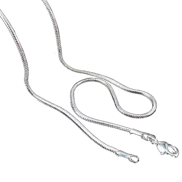 Collar para mujer, joyería para mujer, joyería de moda para mujer, collar de cadena de serpiente de 26 pulgadas.