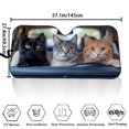 thumbnail image 4 of Uorisanigo Car Shade for Front Windows Washable Cute Cat Driving Windshield Cover Reflector Sunshade Foldable Windshield Cover Sun Shade Car Accessiores Easy to Store for Most Cars, 4 of 6
