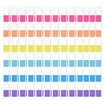 thumbnail image 3 of Mini File Tabs Book Markers, Bright Color Page Index Sticker, Writeable Labels, 3 of 10