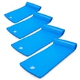 thumbnail image 1 of Texas Recreation Splash 70 Inch Foam Raft Lounger Pool Lake Float, Blue (4 Pack), 1 of 10