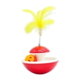 thumbnail image 2 of Rolling Cat Toys w/ Bell Exerciser Ball Pet Toy for Exercising Chasing - Red, 2 of 9