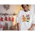 thumbnail image 6 of Women's Tis the Season Gingerbread Man Shirt, Christmas Sweatshirt, Holiday Shirt, 6 of 8