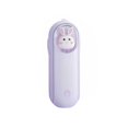 thumbnail image 1 of Inteprter Mini ventilador de mano USB, aire acondicionado silencioso para exteriores, dispositivo de refrigeración de bolsillo para colgar en el Electrodomésticos Púrpura, 1 of 1