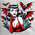 thumbnail image 3 of CafePress - Devil Bats Men's Long Sleeve T Shirt - Unisex Cotton Long Sleeve T-Shirt, 3 of 4