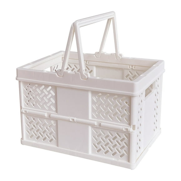 Panier de Pique-Nique Extérieur Panier d'Achats de Supermarché Sortie de Printemps Panier à Légumes Panier de Transport Portable Panier de Légumes et de Fruits Panier de Rangement Pliable