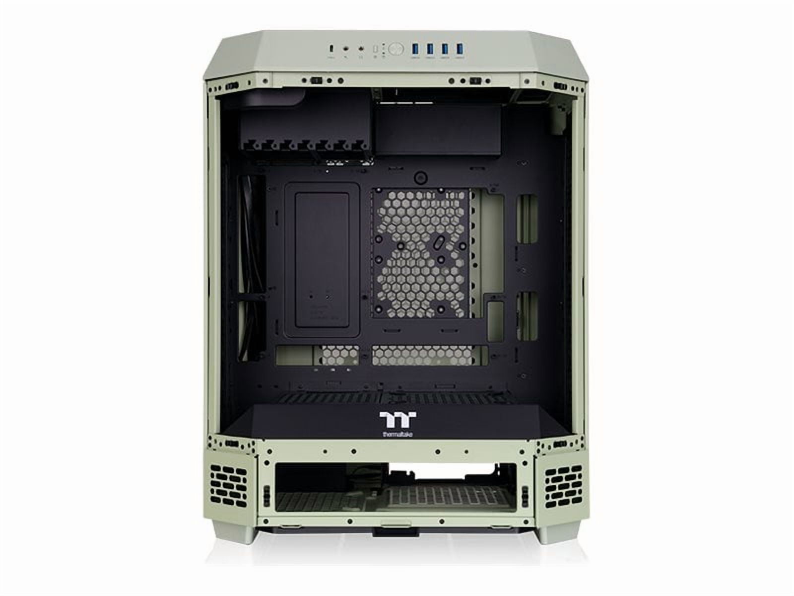 Thermaltake The Tower 600 Matcha Green Mid Tower Chassis - Mid-tower - Matcha Green - Tempered Glass, SPCC - 2 x 140mm Fan(s) Installed - Mini ITX, Micro ATX, ATX Motherboard Supported - 9 x Fan(s)...