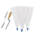 thumbnail image 2 of Tile Grout Bag Masonry Mortar Bag Caulking Bag with PU Leather and Stainless Steel for Professional Tile Installation, 2 of 9