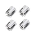 thumbnail image 4 of funtasica 4 Pieces Cross Cable Clamps Easy Use Stainless Steel for Wall Trellis System M8, 4 of 8