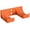 Orange, variant on FXMLRLK 1 Pack Truck Wall Display Rack, Toy Car Storage Organizer, Vehicular Models Shelves, Perpendicular Frame Holder, Garage Bedroom Decor, Horizontal Car Display Shelf