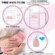 thumbnail image 2 of Bolsa para botella de agua caliente de silicona apta para microondas con funda tejida, Rojo Verde, 2 of 5
