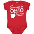 thumbnail image 3 of Inktastic Someone in Ohio Loves Me Boys or Girls Baby Bodysuit, 3 of 5