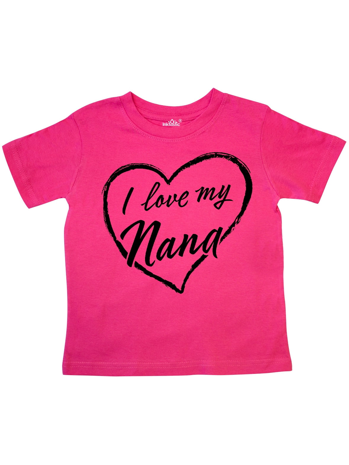 INKtastic - I Love My Nana in Black Chalk Heart Toddler T-Shirt ...