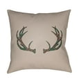 thumbnail image 2 of Surya  Antlers 20 x 20 x 4 in. Throw Pillow - Tan - Medium, 2 of 2