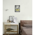 thumbnail image 4 of Daisy Canvas Pictures Bathroom Wall Art Modern Flower Bathtub Artwork Rustic Wood Board Background Wall Art Decor Living Room Bedroom Office Home Wall Decor Framed Ready to Hang yellow Size 12x16 inch, 4 of 6
