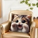 thumbnail image 4 of Juego de almohadas con estampado de animales bonitos para dormitorio, sala de estar, sofá, cojín de 45 x 45 cm para decoración de sofá y sala de estar, funda de almohada aterciopelada., 4 of 6