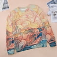 thumbnail image 6 of Simple Colored Ripple Mom Sweatshirt For Women Long Sleeve Pullover, 6 of 7