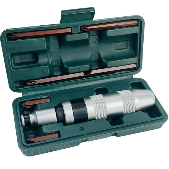 Juego de destornillador de impacto reversible manual Sutekus de 1/2" de impulso, 7 piezas